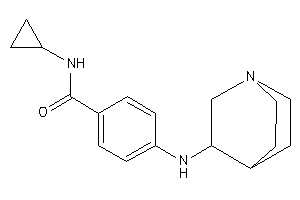 N-cyclopropyl-4-(quinuclidin-3-ylamino)benzamide