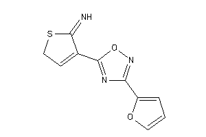 Image of [4-[3-(2-furyl)-1,2,4-oxadiazol-5-yl]-2H-thiophen-5-ylidene]amine