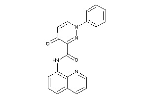 4-keto-1-phenyl-N-(8-quinolyl)pyridazine-3-carboxamide