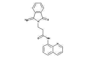 3-(1-keto-3-methylene-isoindolin-2-yl)-N-(8-quinolyl)propionamide