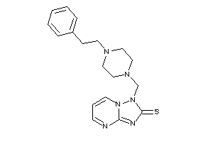Image of 1-[(4-phenethylpiperazino)methyl]-[1,2,4]triazolo[1,5-a]pyrimidine-2-thione