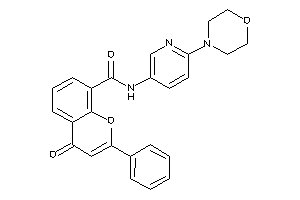 4-keto-N-(6-morpholino-3-pyridyl)-2-phenyl-chromene-8-carboxamide