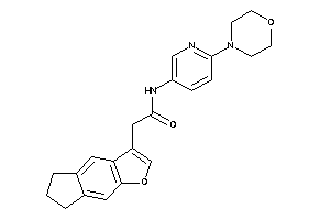 2-(6,7-dihydro-5H-cyclopenta[f]benzofuran-3-yl)-N-(6-morpholino-3-pyridyl)acetamide