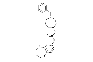 2-(4-benzyl-1,4-diazepan-1-yl)-N-(3,4-dihydro-2H-1,5-benzodioxepin-7-yl)acetamide