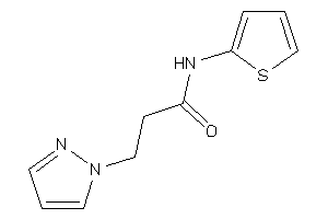 3-pyrazol-1-yl-N-(2-thienyl)propionamide