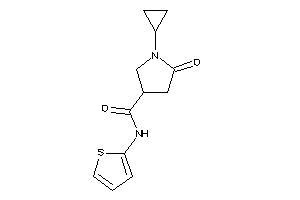 1-cyclopropyl-5-keto-N-(2-thienyl)pyrrolidine-3-carboxamide