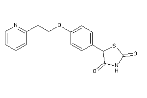 5-[4-[2-(2-pyridyl)ethoxy]phenyl]thiazolidine-2,4-quinone