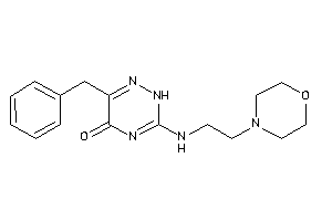 6-benzyl-3-(2-morpholinoethylamino)-2H-1,2,4-triazin-5-one