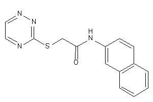 N-(2-naphthyl)-2-(1,2,4-triazin-3-ylthio)acetamide