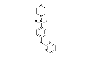 4-[4-(1,2,4-triazin-3-ylthio)phenyl]sulfonylmorpholine