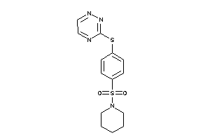 3-[(4-piperidinosulfonylphenyl)thio]-1,2,4-triazine