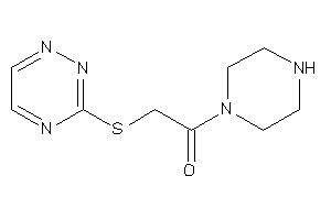 1-piperazino-2-(1,2,4-triazin-3-ylthio)ethanone