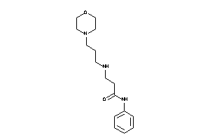 3-(3-morpholinopropylamino)-N-phenyl-propionamide