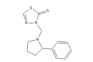 3-[(2-phenylpyrrolidino)methyl]-1,3,4-thiadiazole-2-thione