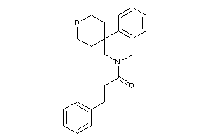 3-phenyl-1-spiro[1,3-dihydroisoquinoline-4,4'-tetrahydropyran]-2-yl-propan-1-one