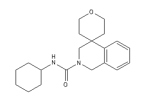 N-cyclohexylspiro[1,3-dihydroisoquinoline-4,4'-tetrahydropyran]-2-carboxamide