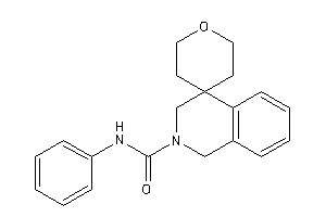 N-phenylspiro[1,3-dihydroisoquinoline-4,4'-tetrahydropyran]-2-carboxamide