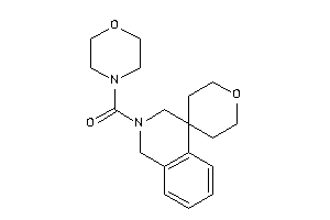 Morpholino(spiro[1,3-dihydroisoquinoline-4,4'-tetrahydropyran]-2-yl)methanone