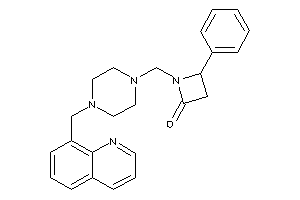 4-phenyl-1-[[4-(8-quinolylmethyl)piperazino]methyl]azetidin-2-one