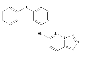 (3-phenoxyphenyl)-(tetrazolo[5,1-f]pyridazin-6-yl)amine