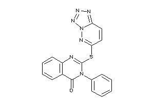 3-phenyl-2-(tetrazolo[5,1-f]pyridazin-6-ylthio)quinazolin-4-one