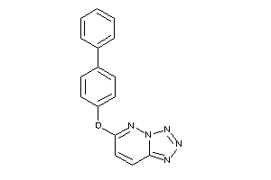 6-(4-phenylphenoxy)tetrazolo[5,1-f]pyridazine