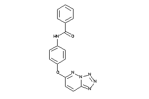 N-[4-(tetrazolo[5,1-f]pyridazin-6-yloxy)phenyl]benzamide