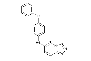 (4-phenoxyphenyl)-(tetrazolo[5,1-f]pyridazin-6-yl)amine