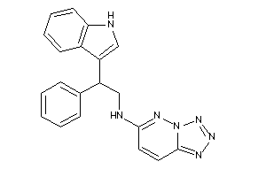 [2-(1H-indol-3-yl)-2-phenyl-ethyl]-(tetrazolo[5,1-f]pyridazin-6-yl)amine