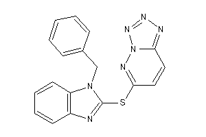 6-[(1-benzylbenzimidazol-2-yl)thio]tetrazolo[5,1-f]pyridazine