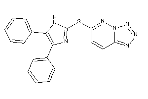 6-[(4,5-diphenyl-1H-imidazol-2-yl)thio]tetrazolo[5,1-f]pyridazine