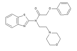 N-(1,3-benzothiazol-2-yl)-N-(2-morpholinoethyl)-2-phenoxy-acetamide