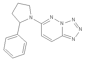 6-(2-phenylpyrrolidino)tetrazolo[5,1-f]pyridazine