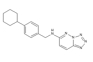 (4-cyclohexylbenzyl)-(tetrazolo[5,1-f]pyridazin-6-yl)amine