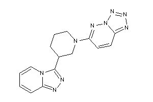 6-[3-([1,2,4]triazolo[4,3-a]pyridin-3-yl)piperidino]tetrazolo[5,1-f]pyridazine