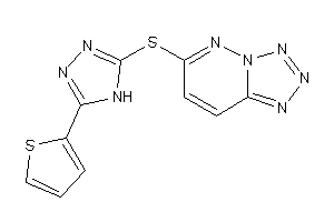 6-[[5-(2-thienyl)-4H-1,2,4-triazol-3-yl]thio]tetrazolo[5,1-f]pyridazine