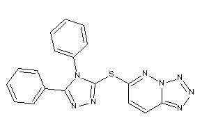 6-[(4,5-diphenyl-1,2,4-triazol-3-yl)thio]tetrazolo[5,1-f]pyridazine