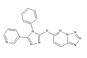 6-[[4-phenyl-5-(3-pyridyl)-1,2,4-triazol-3-yl]thio]tetrazolo[5,1-f]pyridazine