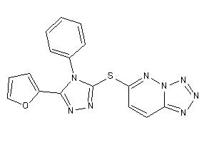 6-[[5-(2-furyl)-4-phenyl-1,2,4-triazol-3-yl]thio]tetrazolo[5,1-f]pyridazine