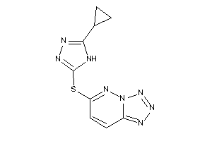 6-[(5-cyclopropyl-4H-1,2,4-triazol-3-yl)thio]tetrazolo[5,1-f]pyridazine