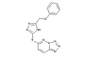 6-[[5-(phenoxymethyl)-4H-1,2,4-triazol-3-yl]thio]tetrazolo[5,1-f]pyridazine