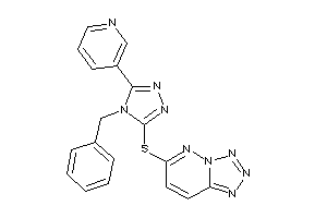 6-[[4-benzyl-5-(3-pyridyl)-1,2,4-triazol-3-yl]thio]tetrazolo[5,1-f]pyridazine