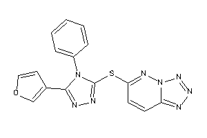 6-[[5-(3-furyl)-4-phenyl-1,2,4-triazol-3-yl]thio]tetrazolo[5,1-f]pyridazine