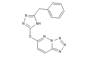 6-[(5-benzyl-4H-1,2,4-triazol-3-yl)thio]tetrazolo[5,1-f]pyridazine