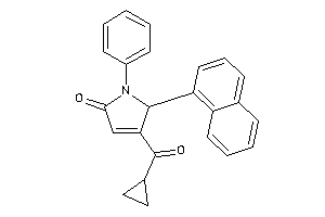 4-(cyclopropanecarbonyl)-5-(1-naphthyl)-1-phenyl-3-pyrrolin-2-one