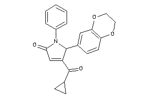 4-(cyclopropanecarbonyl)-5-(2,3-dihydro-1,4-benzodioxin-6-yl)-1-phenyl-3-pyrrolin-2-one