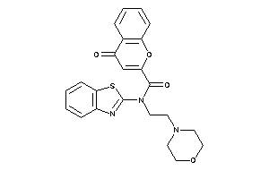 N-(1,3-benzothiazol-2-yl)-4-keto-N-(2-morpholinoethyl)chromene-2-carboxamide