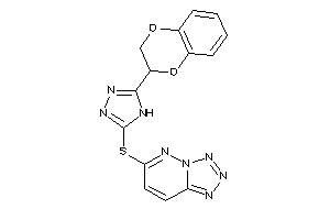 6-[[5-(2,3-dihydro-1,4-benzodioxin-3-yl)-4H-1,2,4-triazol-3-yl]thio]tetrazolo[5,1-f]pyridazine