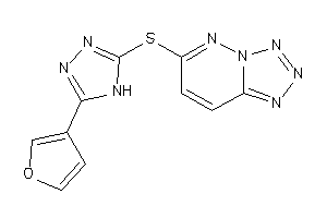 6-[[5-(3-furyl)-4H-1,2,4-triazol-3-yl]thio]tetrazolo[5,1-f]pyridazine