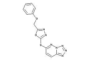 2-(phenoxymethyl)-5-(tetrazolo[5,1-f]pyridazin-6-ylthio)-1,3,4-oxadiazole